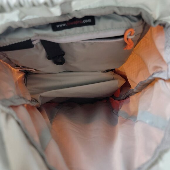 Lowepro Photo Sport Sling 100 AW Camera Backpack Orange Gray Water Resistant - Picture 5 of 11